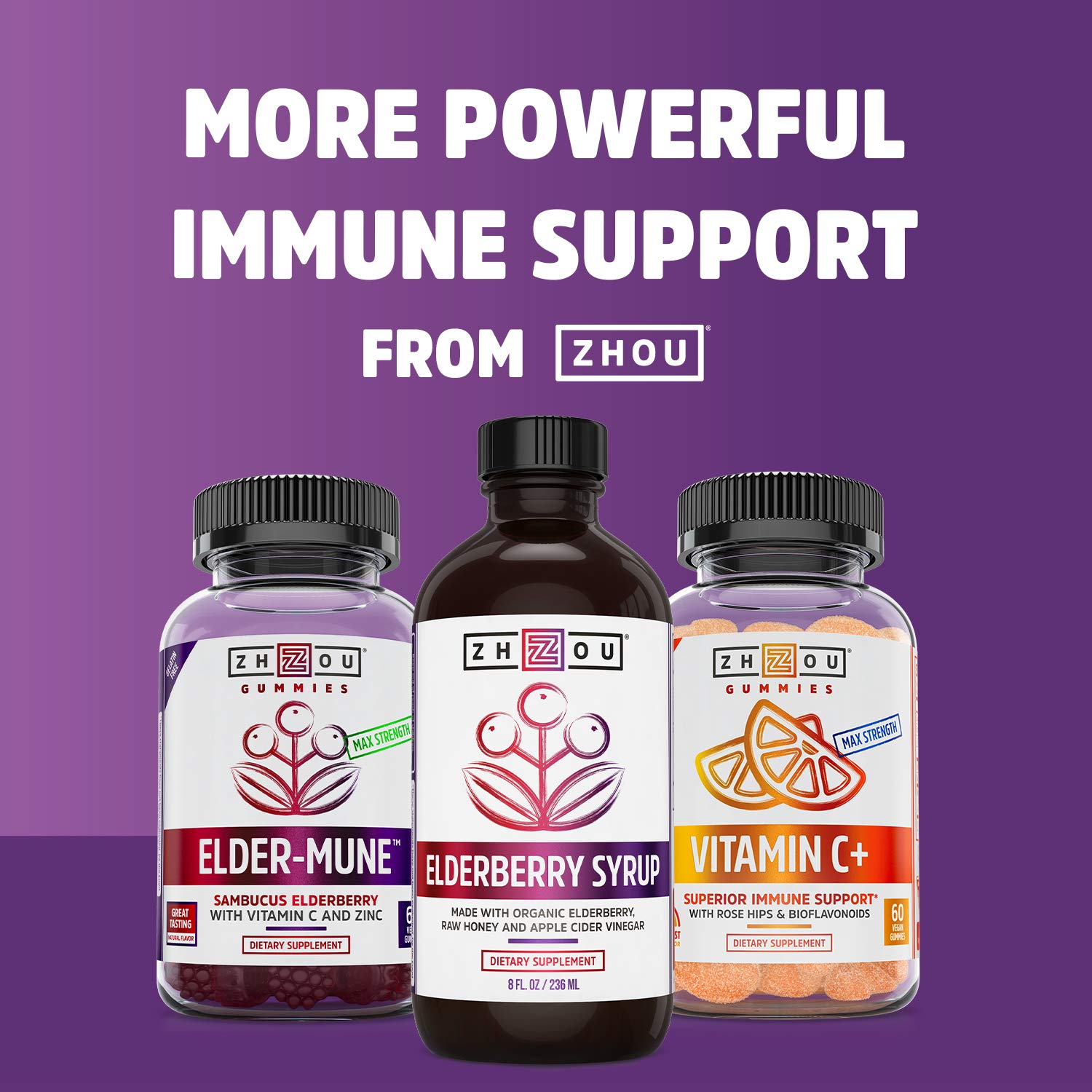 Healthy immune and heart support from Zhou Garlic with Allicin