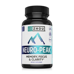 Zhou Neuro-Peak bottle and packaging