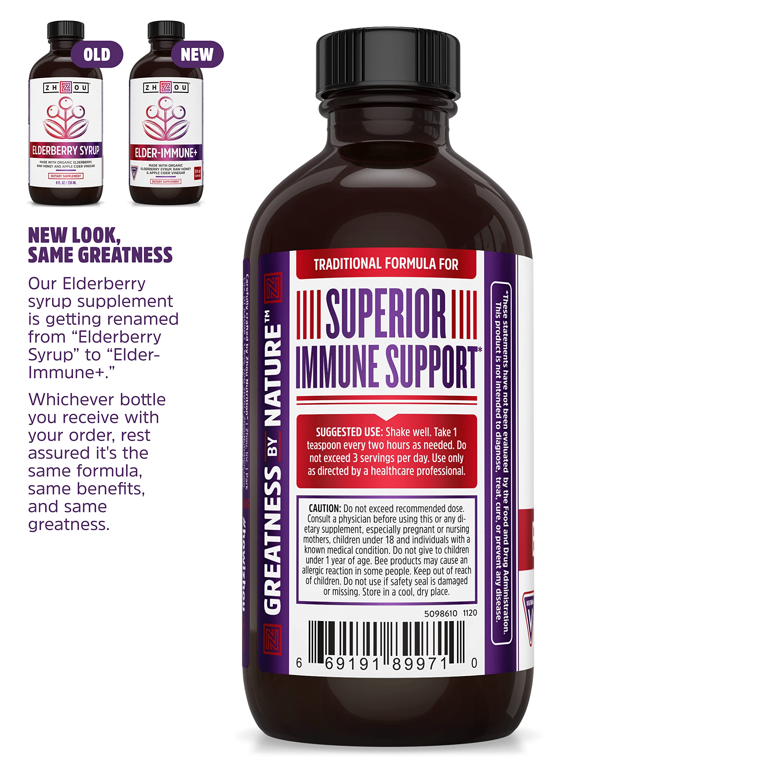 Echinacea tincture bottle with dropper