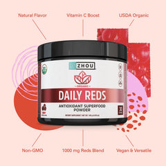 ZHOU Nutrition Superfruits Powder ingredients panel