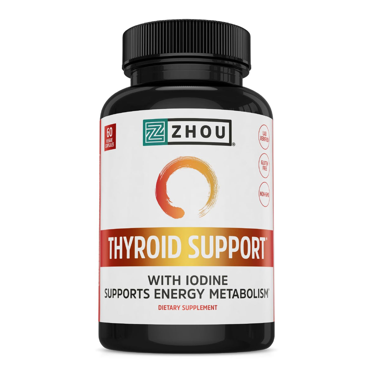 ZHOU Thyroid Support front label