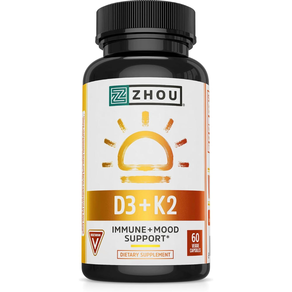ZHOU Thyroid Support label closeup shows essential minerals for thyroid health.