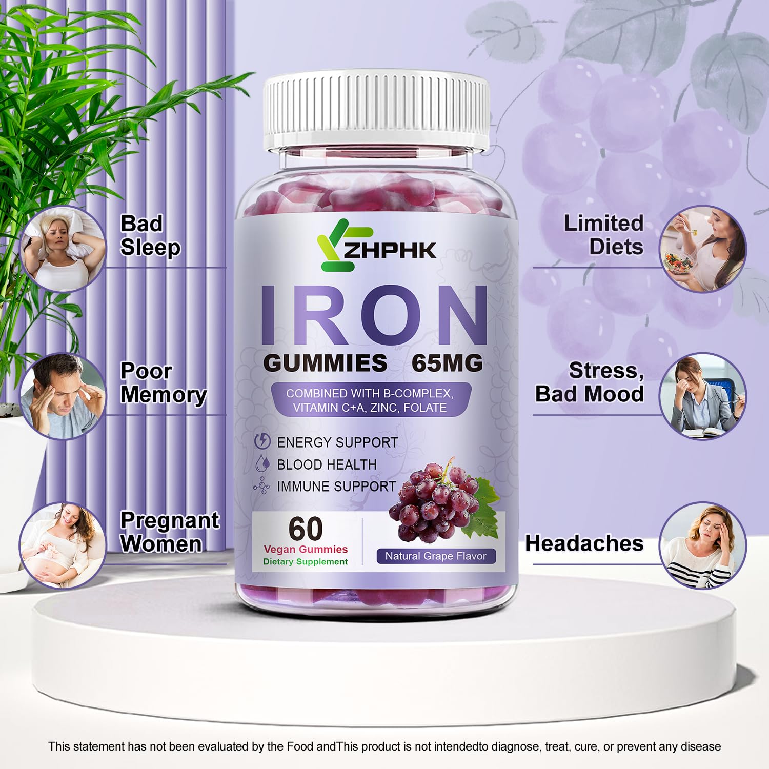 Vitamin C and folate ingredients imagery