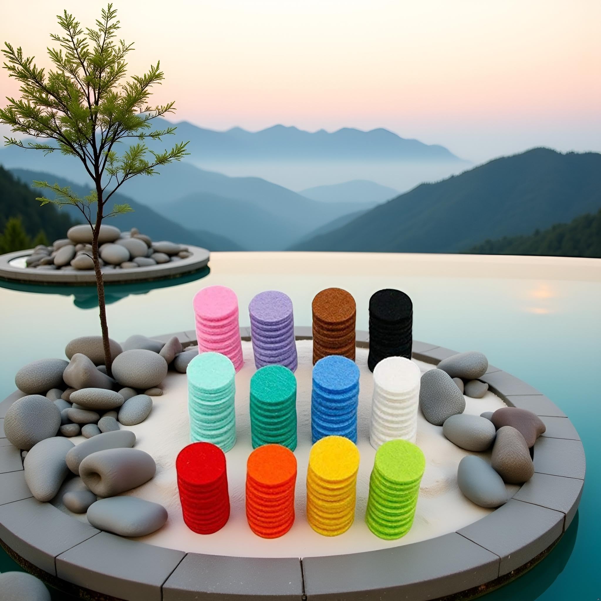 Zhuluck refill pads product shot for easy replacement in diffuser pendants