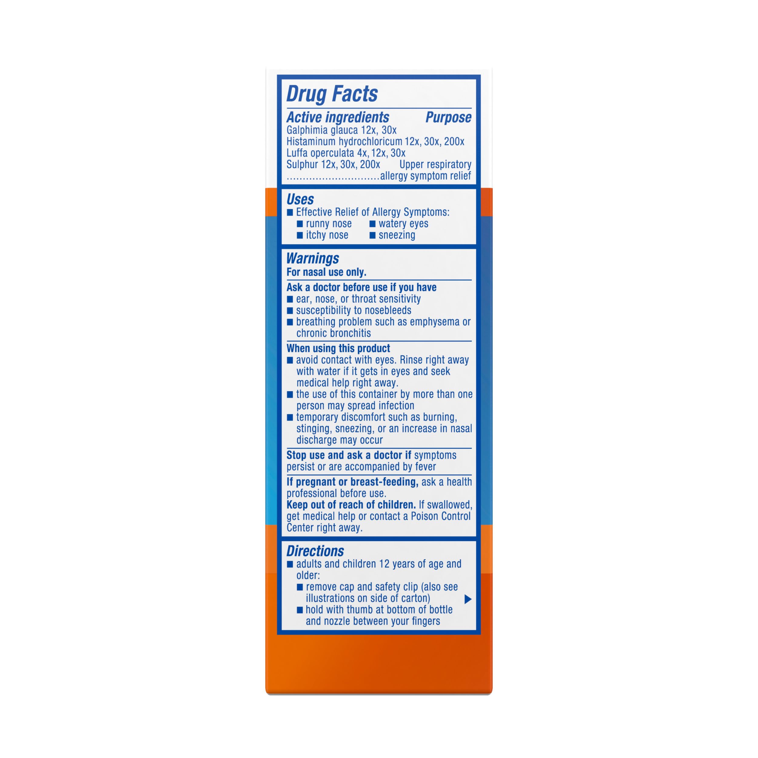 Zicam 0.5 oz bottle design offers easy grip and travel portability.