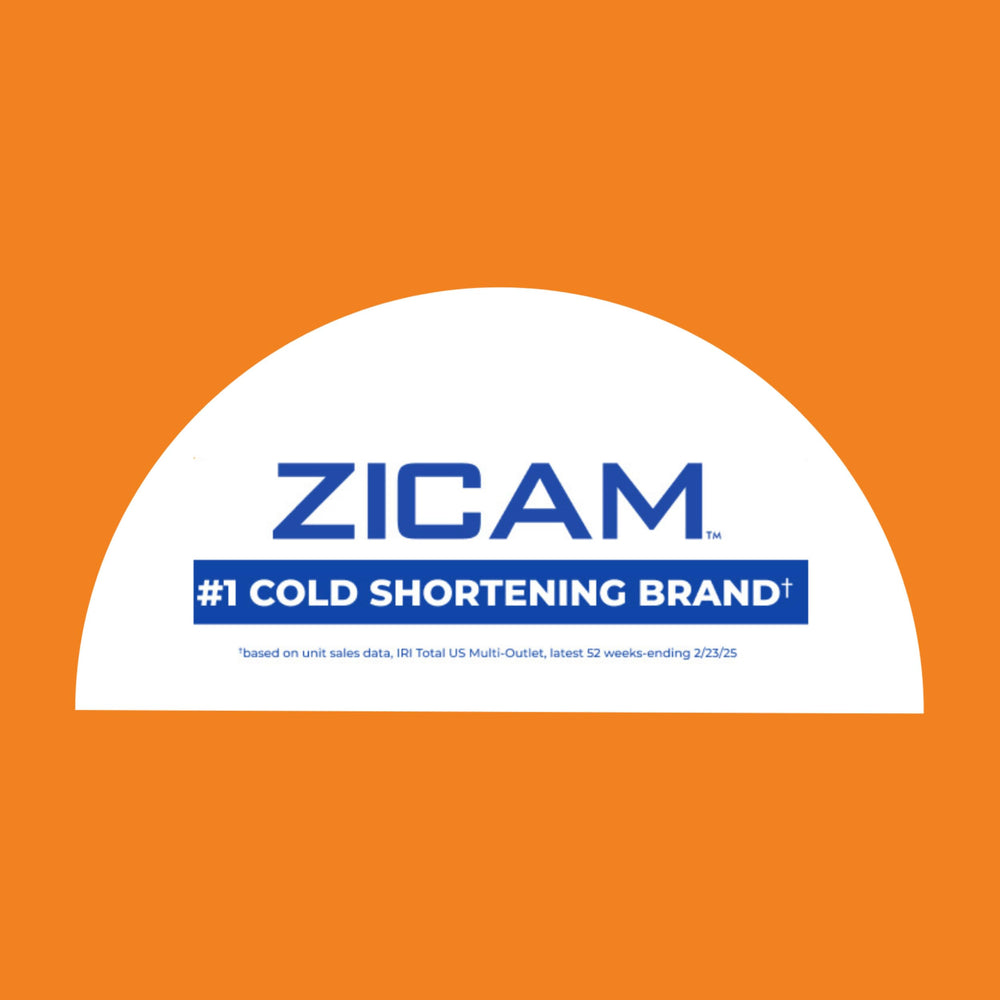 Zicam compact 0.5 oz bottle designed for on-the-go relief
