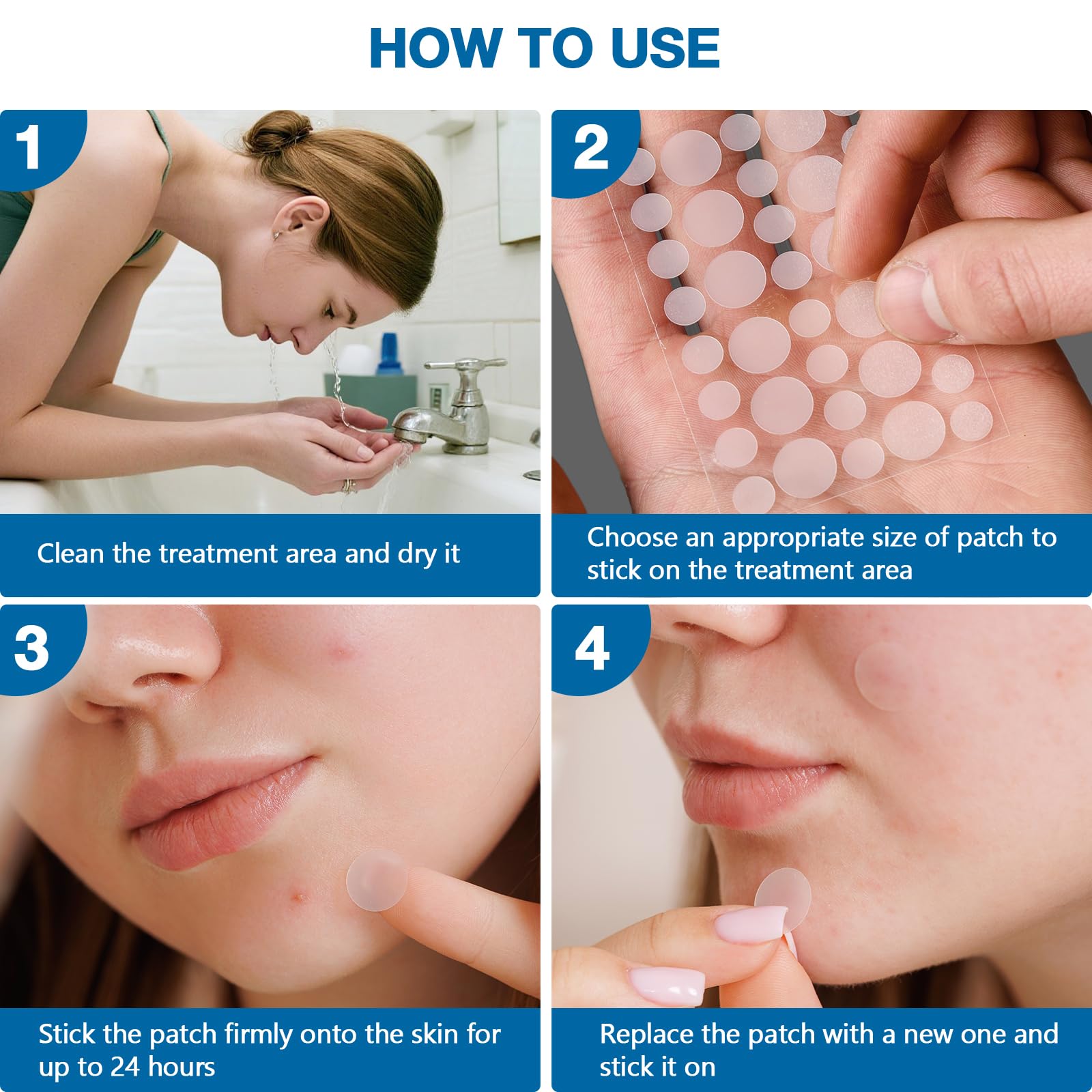 ZIHYO Wart Remover Patches are individually wrapped for hygienic portability.