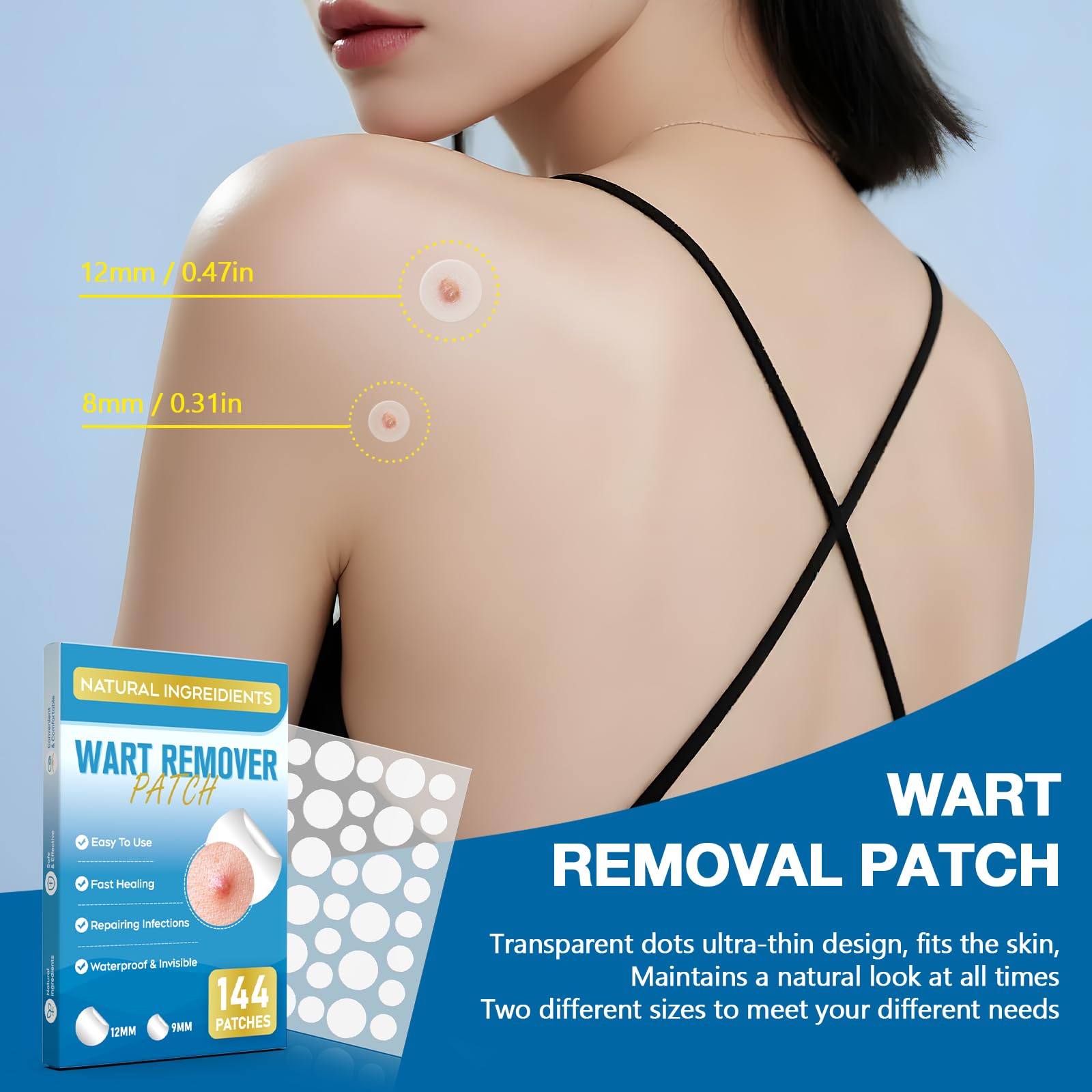 ZIHYO wart remover patches deliver 24-hour action targeting warts