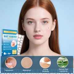 ZIHYO wart remover patch closeup shows transparent design for discreet wear