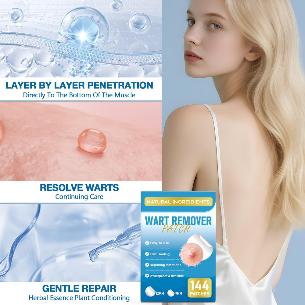 ZIHYO wart remover patches ultra-thin design blends with skin tone