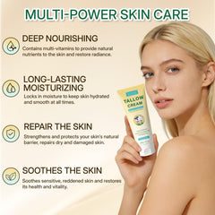 Skin nourishment close-up: ZIIDII Beef Tallow softens dry patches and promotes suppleness.
