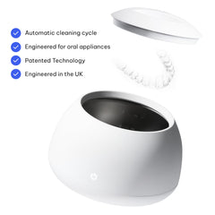 Close-up of Zima Dental Pod cleaning chamber