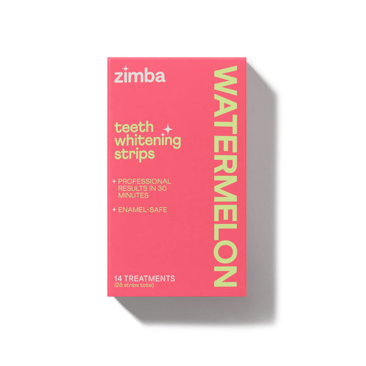 Zimba Watermelon Teeth Whitening Strips packaging