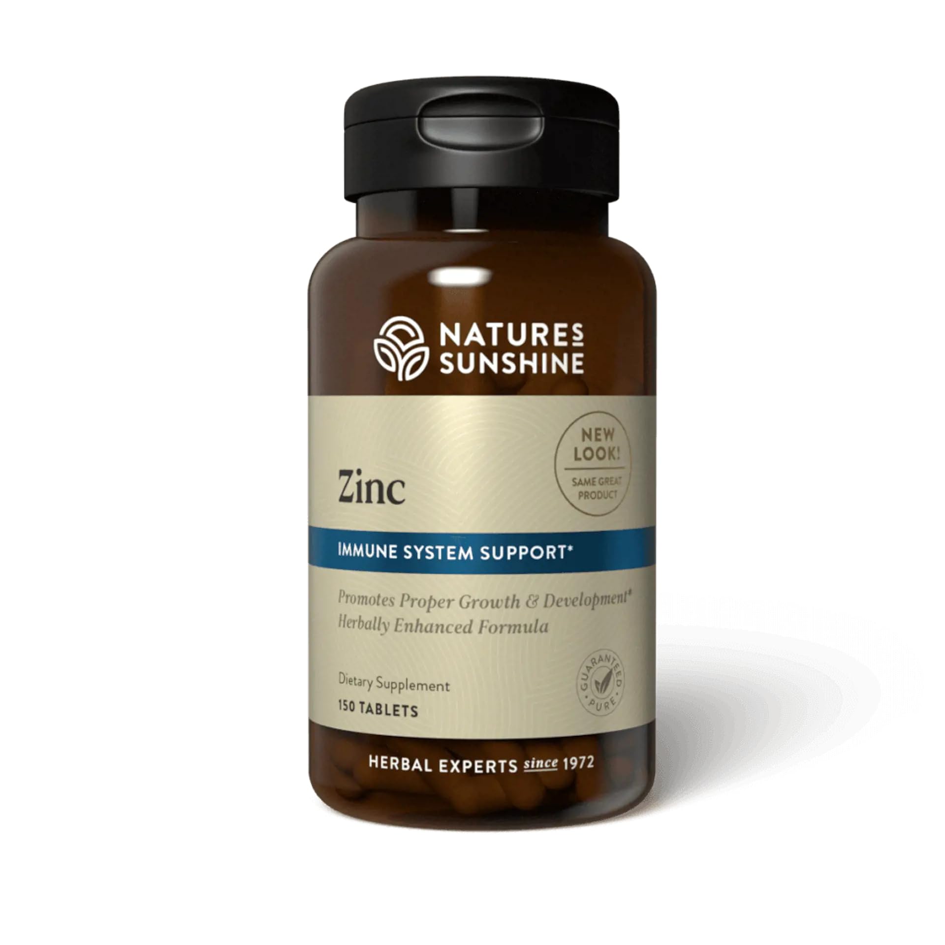 Nature's Sunshine Zinc 25mg bottle front