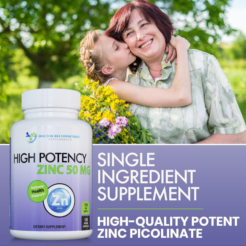 Concept image showing immune health with zinc capsules