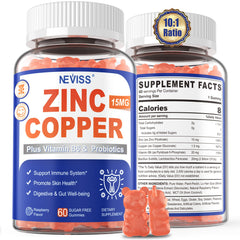 Hero image of Zinc Gummies with Copper + Probiotics bottle