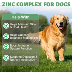 Zinc for Dogs product packaging (200g)
