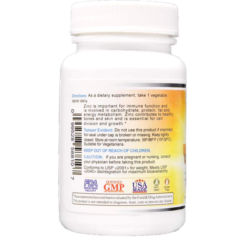 Zinc gluconate 50 mg supporting immune health illustration