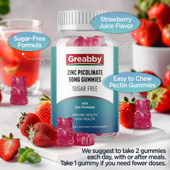 Illustration of immune support and growth from zinc gummies