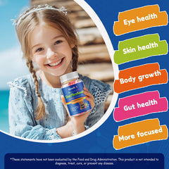 Strawberry flavor depiction for kids zinc gummies