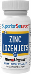 Zinc Lozenjets packaging emphasizing immune support