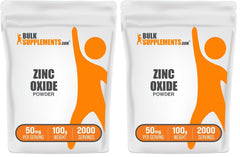 Zinc oxide powder bottle, 100 g, pack of 2