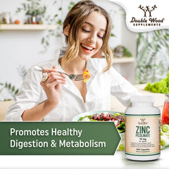 Non-GMO, Gluten Free zinc picolinate supplement packaging