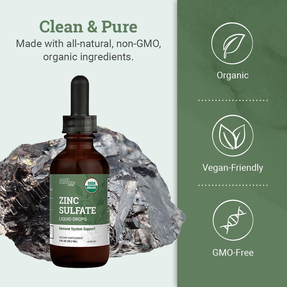 Graphic illustrating zinc benefits for skin health