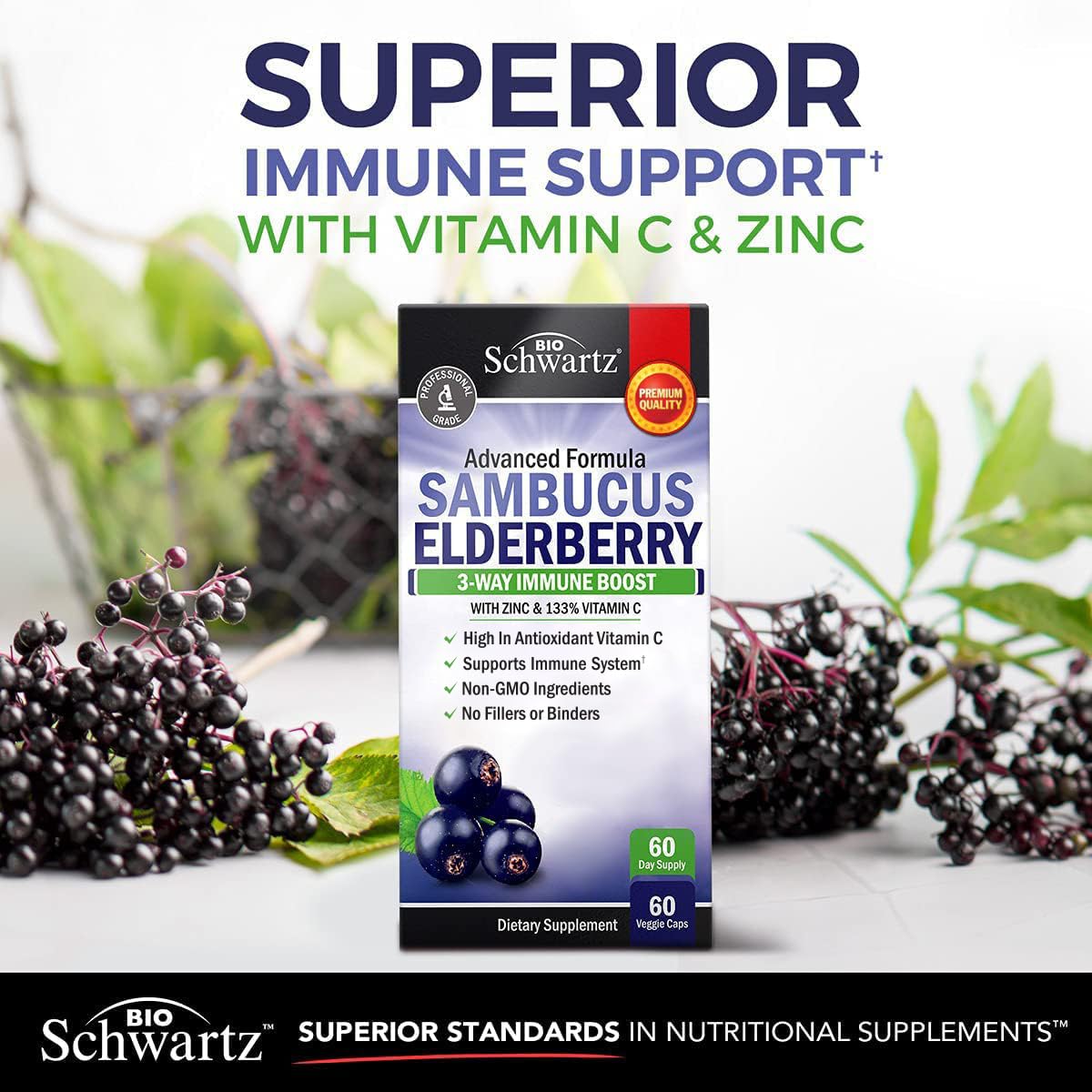 Zinc and vitamin C support immune health