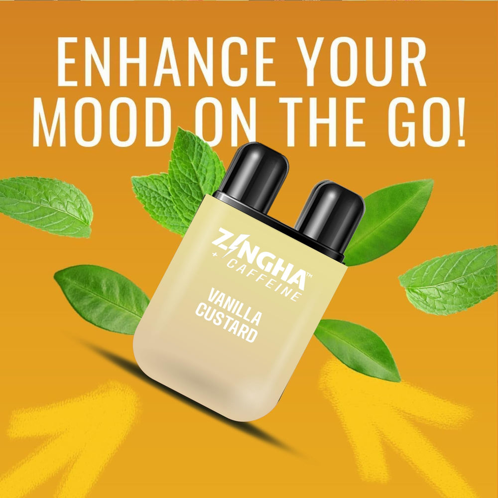 Side view of Z!NGHA inhaler showing compact form factor