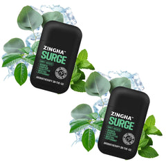 Z!NGHA dual-nasal-inhaler outer packaging for on-the-go aromatherapy.