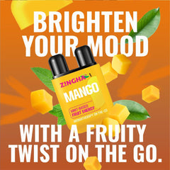 Z!NGHA peppermint-eucalyptus-lavender blend highlights an uplifting, crisp scent.