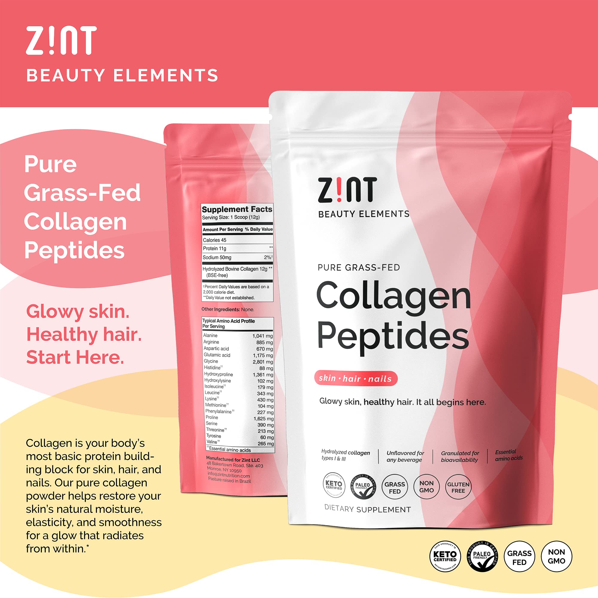 Supports skin, hair, nails and joints