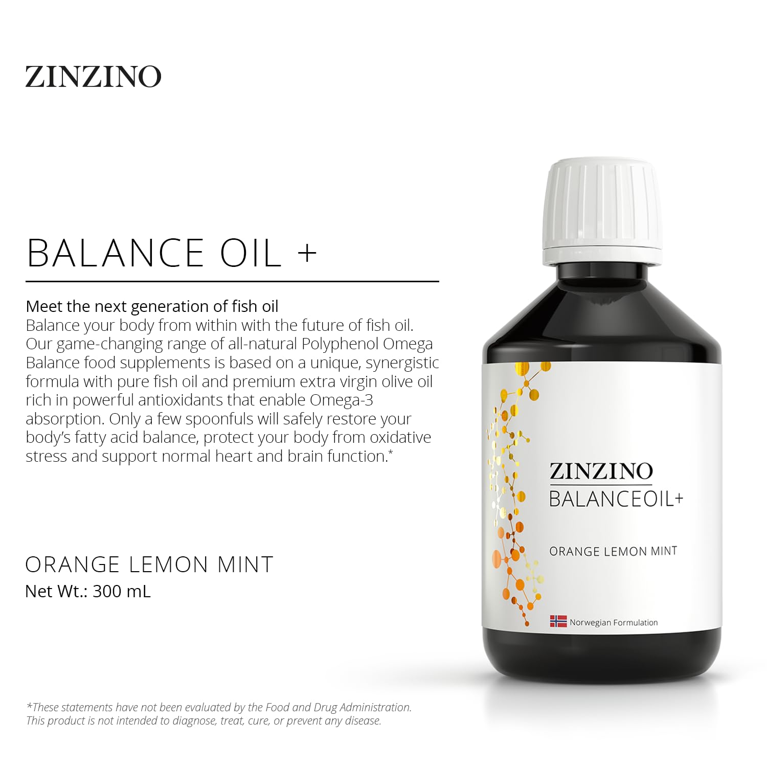 BalanceOil+ 300ml bottle with packaging