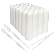 ZIOJOVK 24-piece blank essential oil inhaler tubes kit, front view