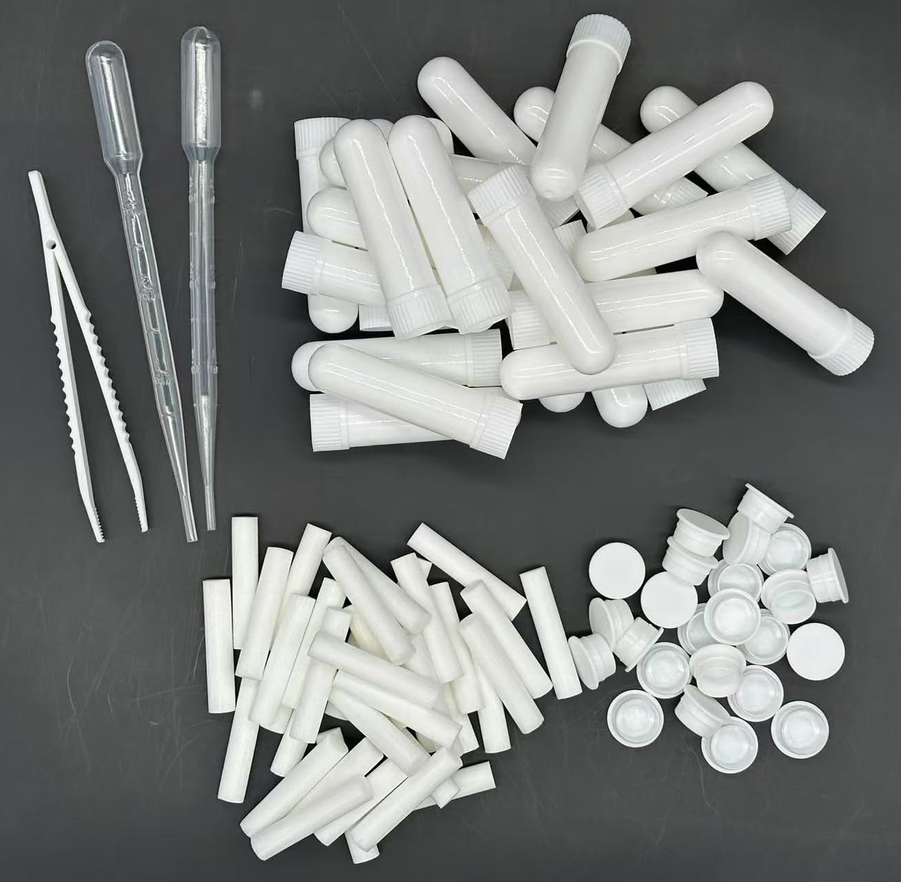 One plastic tweezer included for easy handling