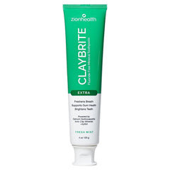 Front view of Zion Health ClayBrite Extra Strength Toothpaste 4 oz