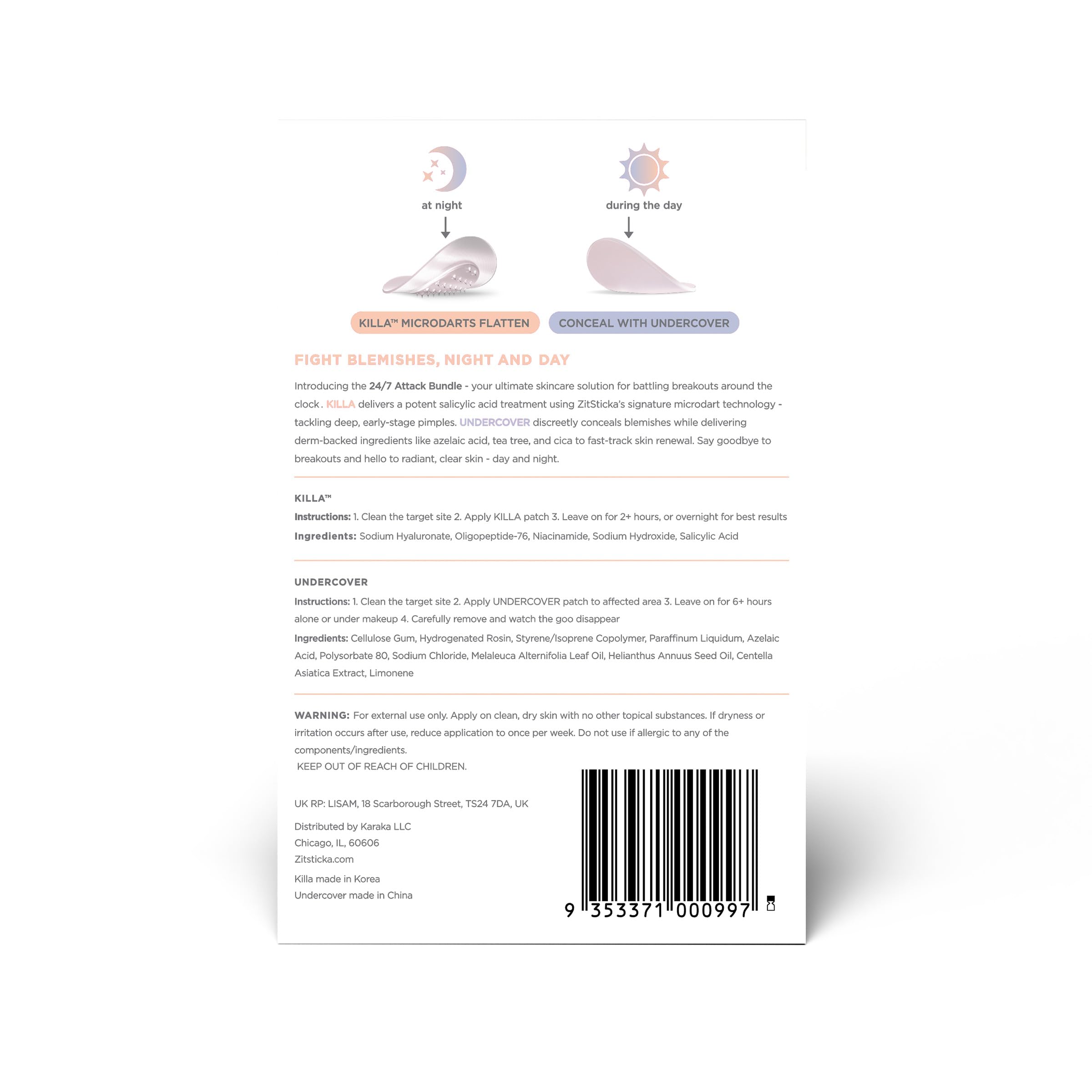 ZitSticka routine image showing patches ready for ongoing blemish care.