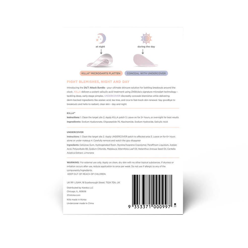 ZitSticka routine image showing patches ready for ongoing blemish care.