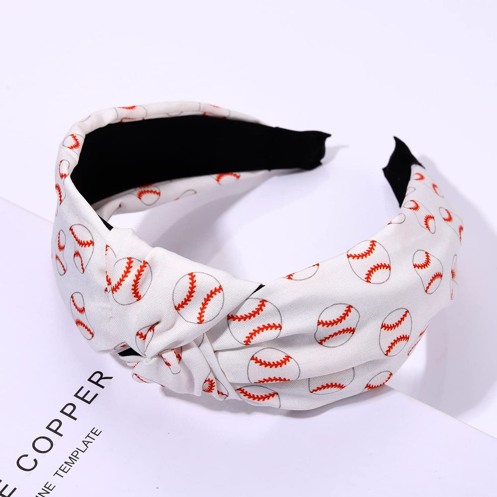 ZITULRY baseball knotted headband stylishly dresses up practice and casual wear