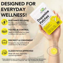 Illustration of plant-based ingredients for patches
