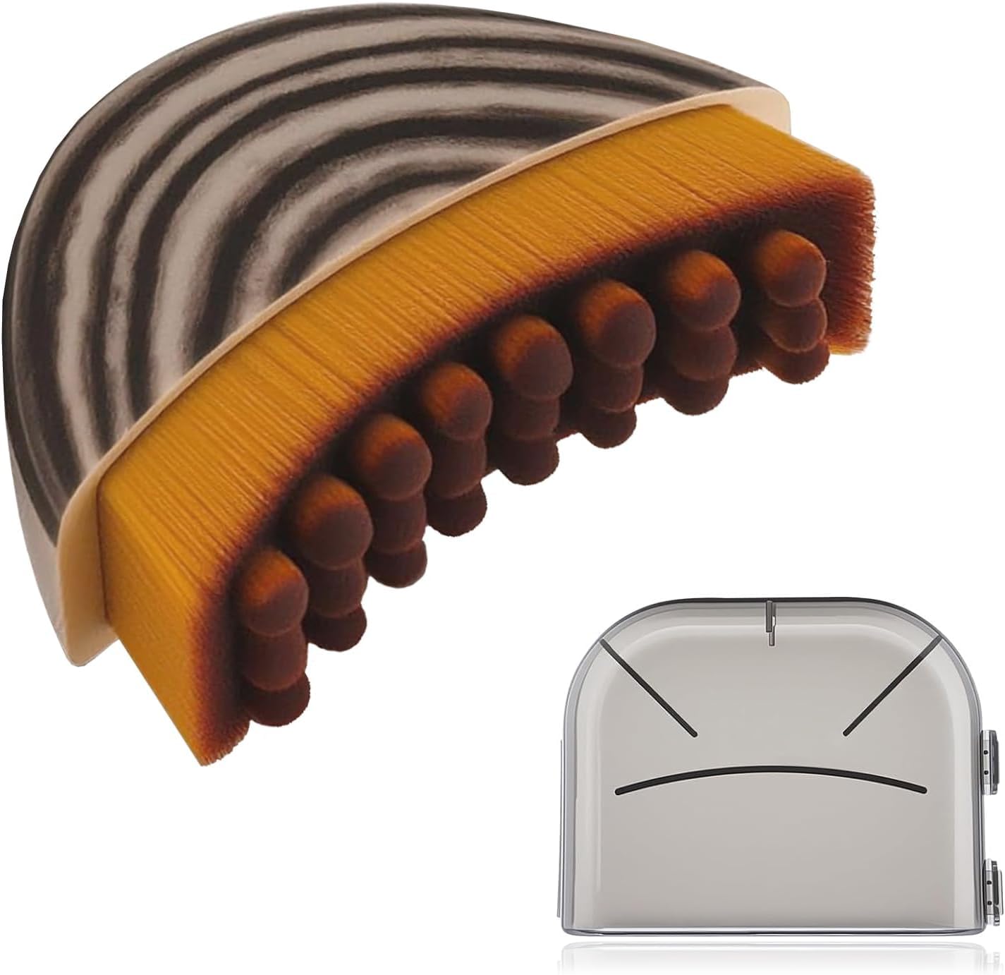 Zizmsh lymphatic contour brush ships with packaging ready for gifting.