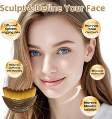 Zizmsh lymphatic contour brush helps boost serum absorption for radiant skin.