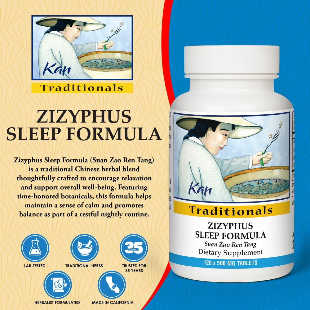 Zizyphus Sleep Formula bottle label – close-up