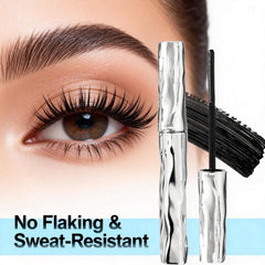 zkyo no-flake mascara finish on defined, long lashes