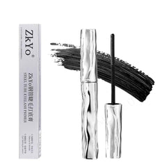 zkyo steel-tube eyelash primer being applied for a smooth lash base