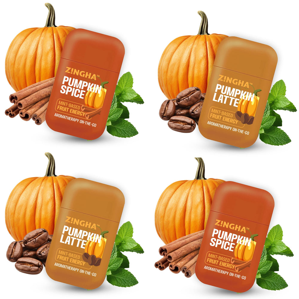 Z!NGHA dual nasal inhaler design showcasing portable aromatherapy on the go.