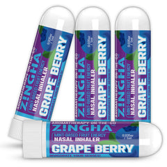 Close-up of the dual-hole inhaler design