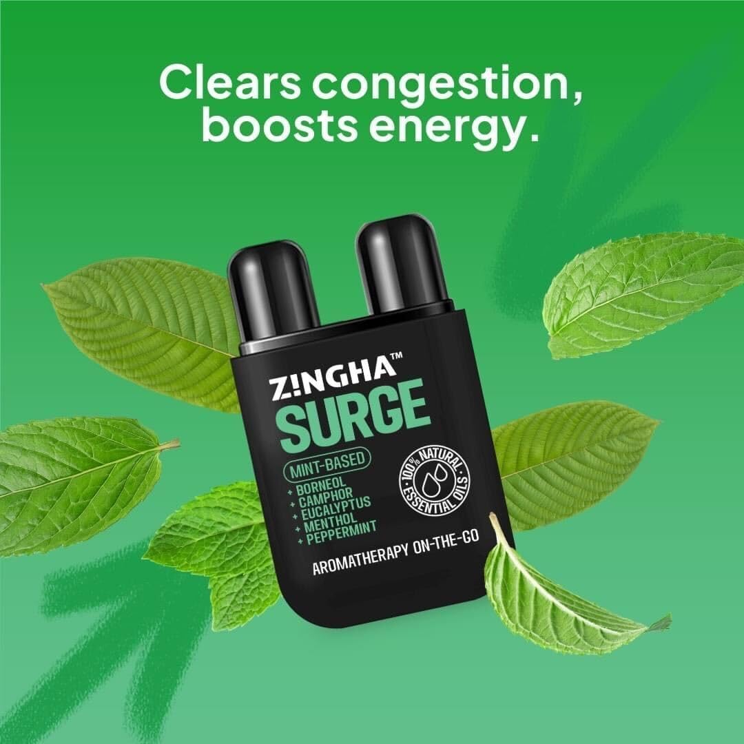 Z!NGHA pocket-size aromatherapy supports quick refresh between tasks