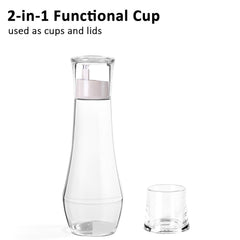 Durable glass construction suitable for bathroom use